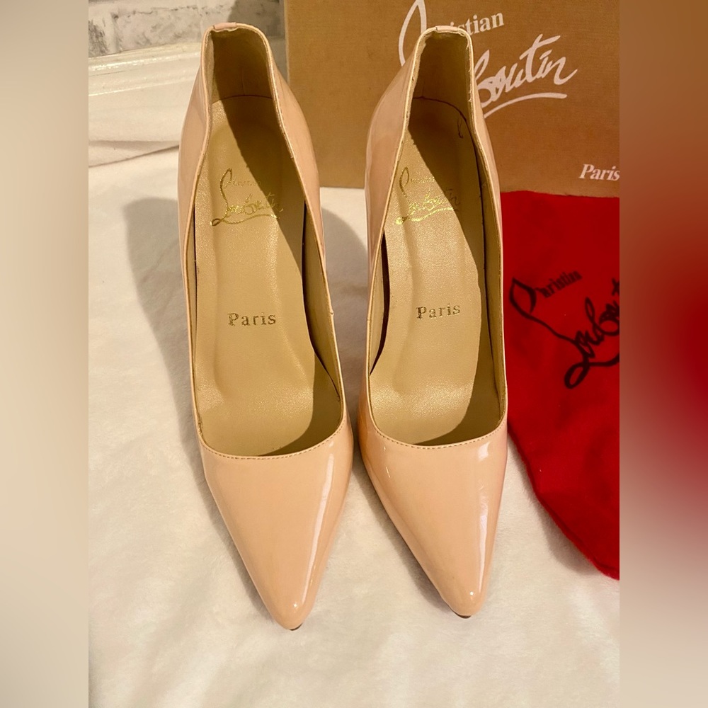 Christian Louboutin Kate 85mm stiletto heel.